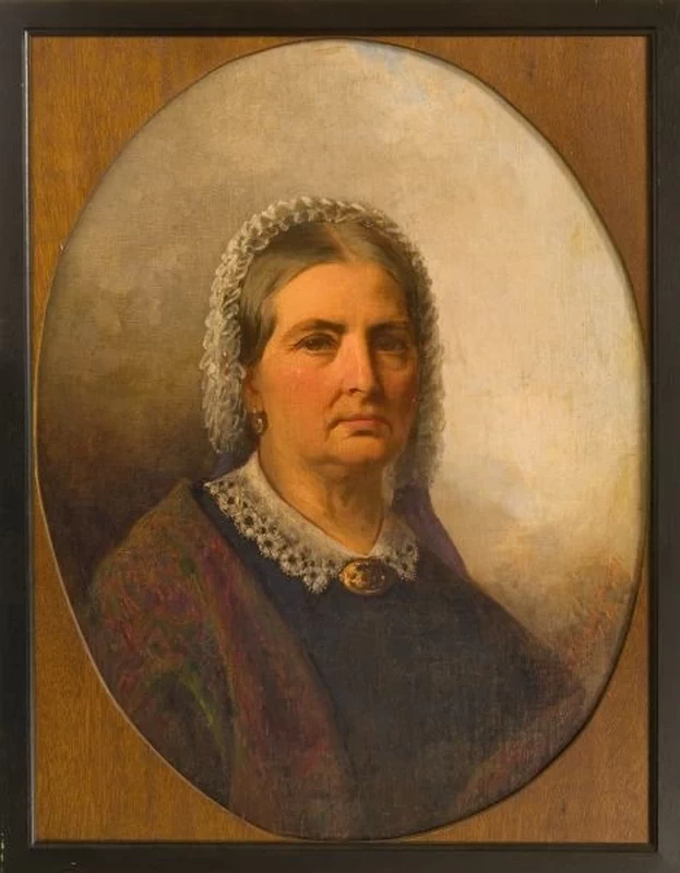 Julie Wilhelmine Hagen - Schwarz, Ritratto di donna (Johanna Hagen), Art Museum of Estonia's